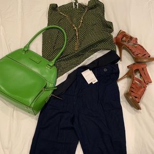 Shift top sleeveless blouse